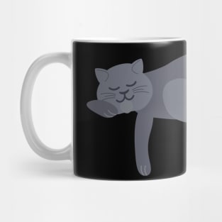 Funny Cat Asleep | British Shorthair Mug